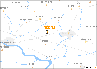 map of Voganj