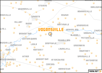 map of Vogansville
