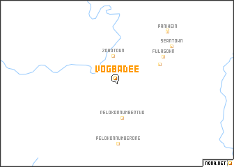 map of Vogbadee