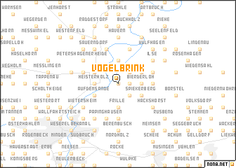 map of Vogelbrink