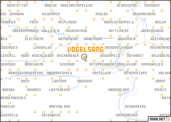 map of Vogelsang