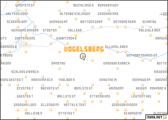 map of Vogelsberg