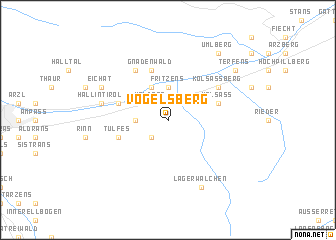 map of Vögelsberg