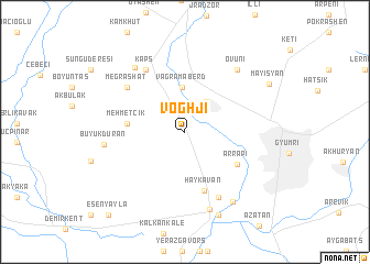 map of Voghji