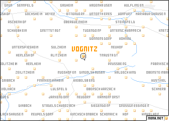 map of Vögnitz