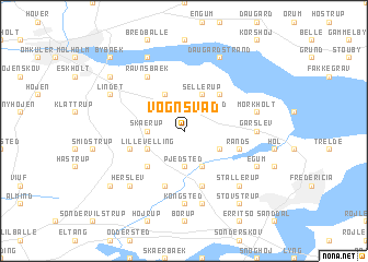 map of Vognsvad