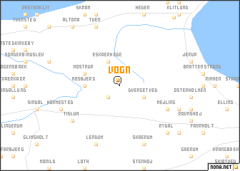 map of Vogn