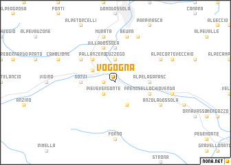 map of Vogogna