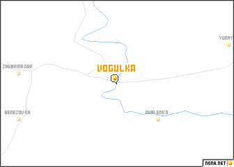 map of Vogulka