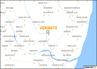 map of Vohibato