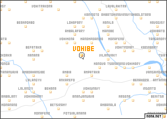 map of Vohibe