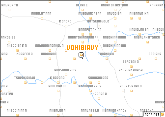 map of Vohibiavy