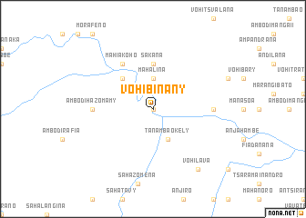 map of Vohibinany