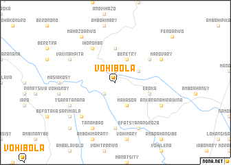 map of Vohibola