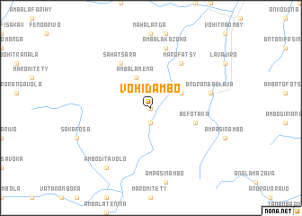 map of Vohidambo