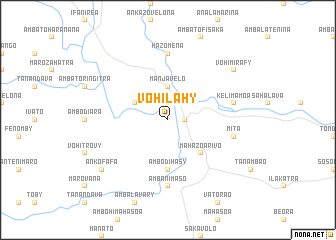 map of Vohilahy