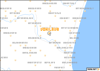 map of Vohilava