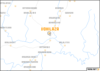 map of Vohilaza