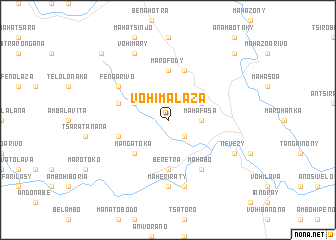 map of Vohimalaza