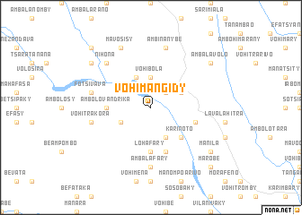 map of Vohimangidy