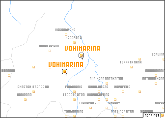 map of Vohimarina