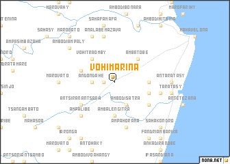 map of Vohimarina