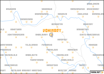 map of Vohimary