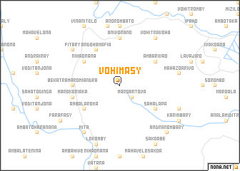 map of Vohimasy