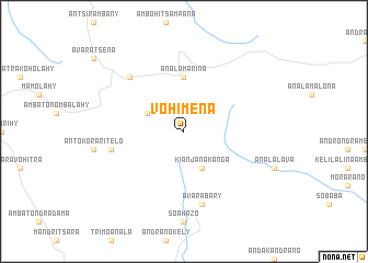 map of Vohimena