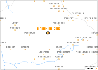 map of Vohimiolana