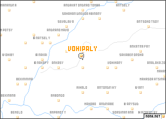 map of Vohipaly