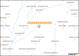 map of Vohipandranina