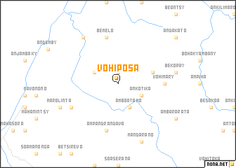 map of Vohiposa