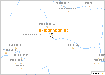 map of Vohirandranina