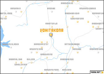 map of Vohitakona