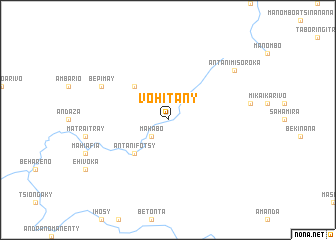 map of Vohitany