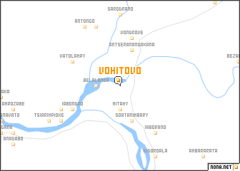 map of Vohitovo