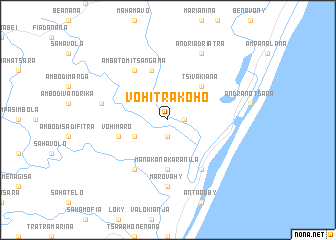map of Vohitrakoho