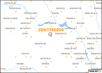 map of Vohitrakora