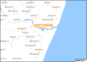 map of Vohitrambo