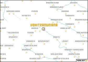 map of Vohitrandriana