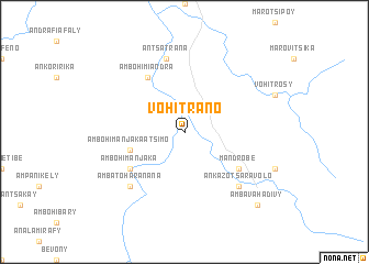 map of Vohitrano