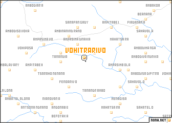 map of Vohitrarivo