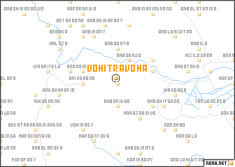 map of Vohitravoha