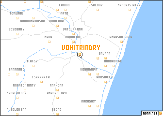 map of Vohitrindry