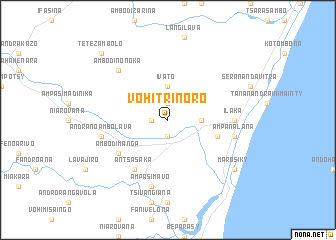 map of Vohitrinoro