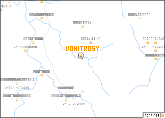 map of Vohitrosy