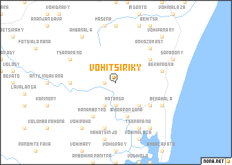 map of Vohitsiriky