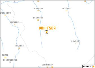 map of Vohitsoa