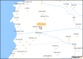 map of Võidu